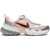 Nike Mesh V2K Run Low Top Sneakers With Leather Trims Pink