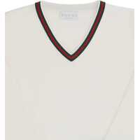 Pulovere pentru Baieti - Pulovere Gucci Sweater for Boy WHITE/GREEN/RED Baieti (BM 17062538) - B-mall.ro