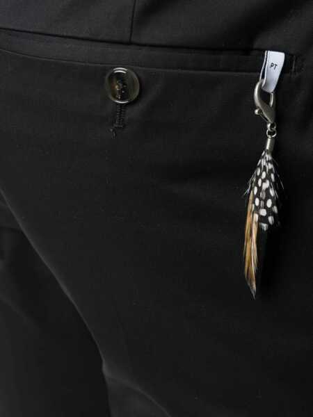 Pantaloni casual PT TORINO Cotton Pants NERO Barbati (BM 17062559) 5