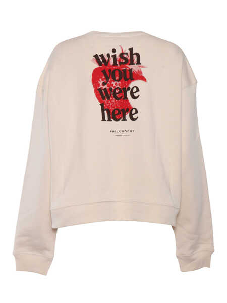Bluze de trening Philosophy Sweatshirt Beige Femei (BM 17062714) 5