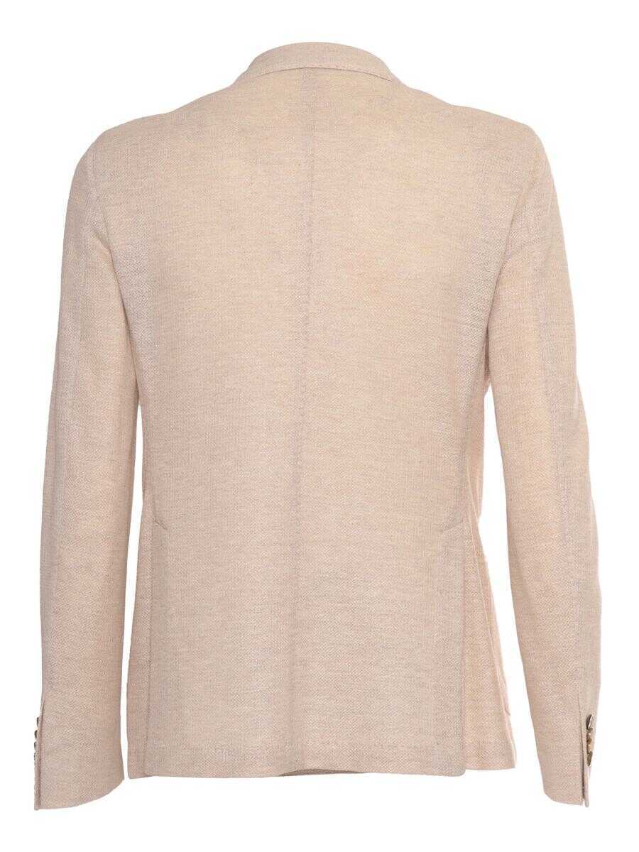 Costume Brando-Lubiam Brando-Lubiam Single-Breasted Jacket Beige Barbati (BM 17064286) 2