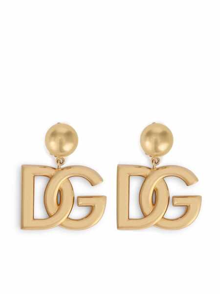 Cercei Dolce & Gabbana Dolce & Gabbana Clip Earrings With Dg Logo GREY Femei (BM 17064577) 1