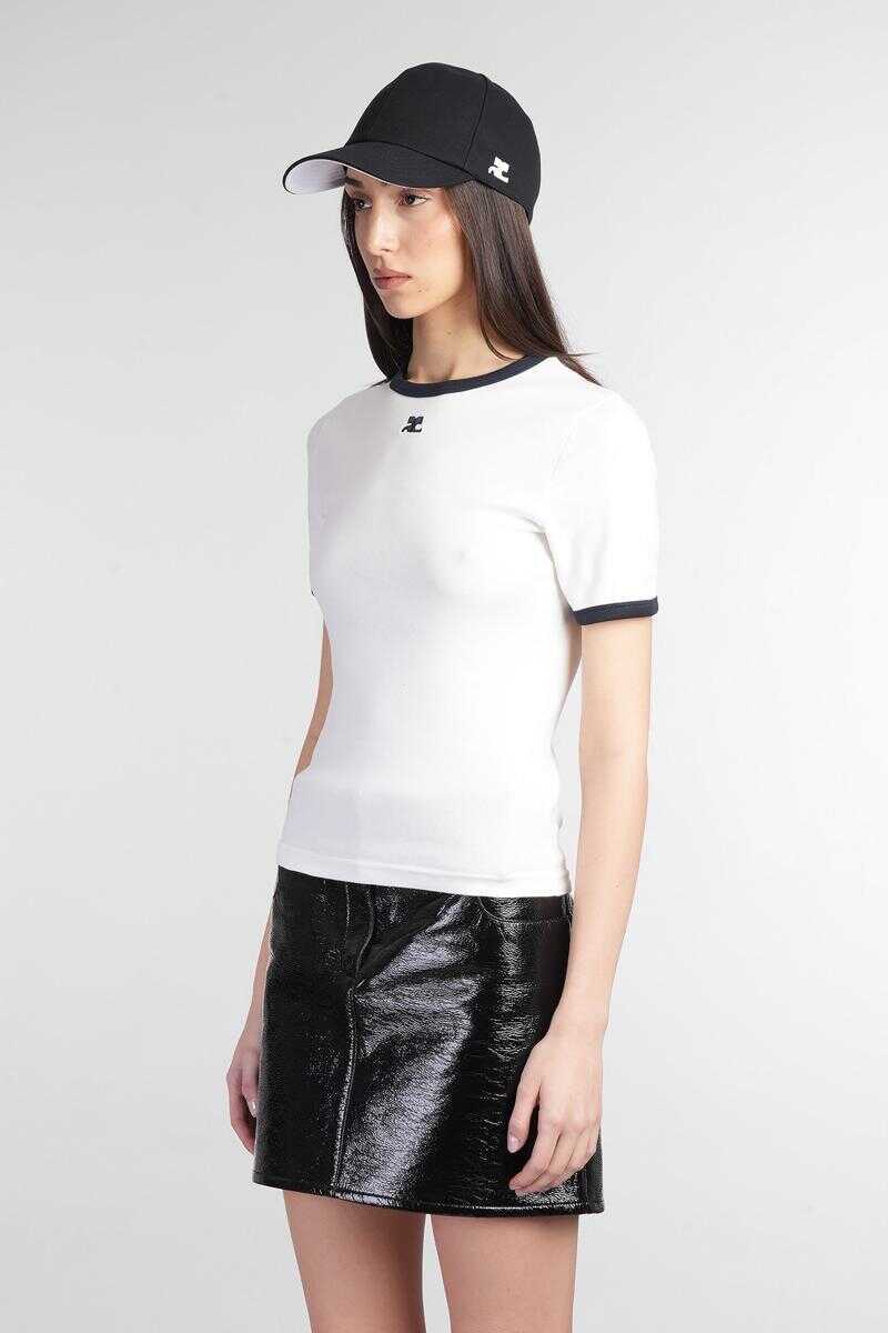 Tricouri COURRGES Courrges T-Shirt WHITE Femei (BM 17064787) 4