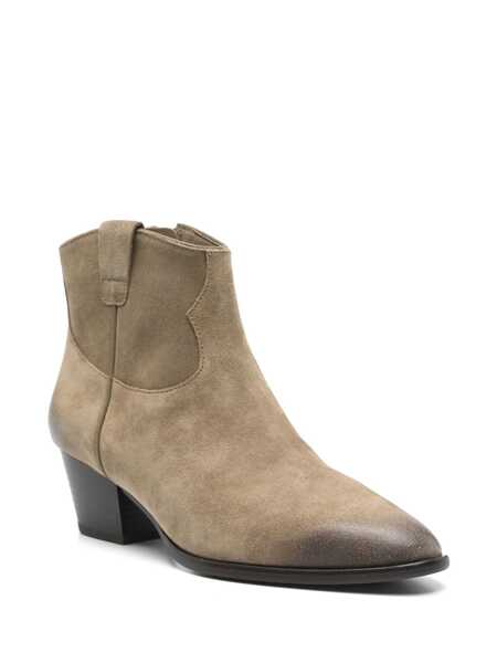 Bocanci ASH Ash Fame Texan Ankle Boots BROWN Femei (BM 17064892) 2