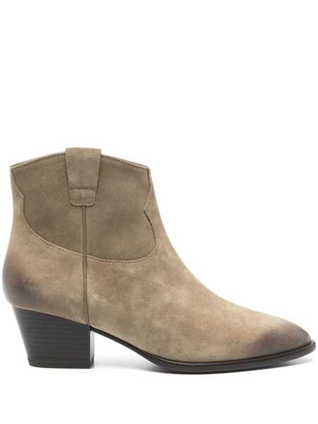 Bocanci ASH Ash Fame Texan Ankle Boots BROWN Femei (BM 17064892) 1