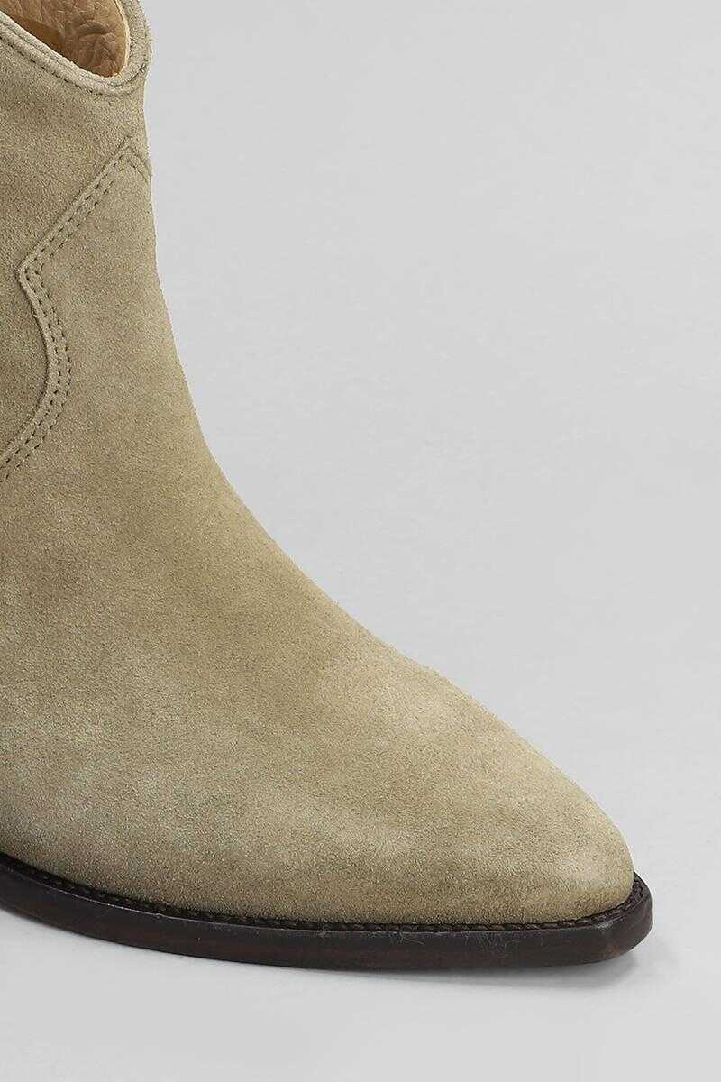Bocanci Isabel Marant Isabel Marant Dewina Texan Ankle Boots Brown Femei (BM 17064970) 5