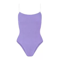 Costume de baie Hunza G Pamela One-Piece Swimsuit With Ruffled Effect Femei