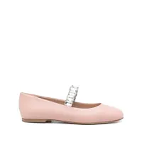 Balerini Casadei Ballet Flats Embellished With Crystals Femei