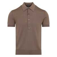 Tricouri Polo Tom Ford Silk Viscose Polo Shirt Barbati