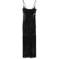 Rochii THE ATTICO The Attico Midi Dress With Embroidery