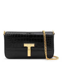 Genti mini Tom Ford Mini Embossed Leather Bag Femei