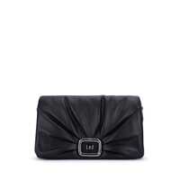 Genti mini Roger Vivier Viv' Choc Leather Clutch Femei