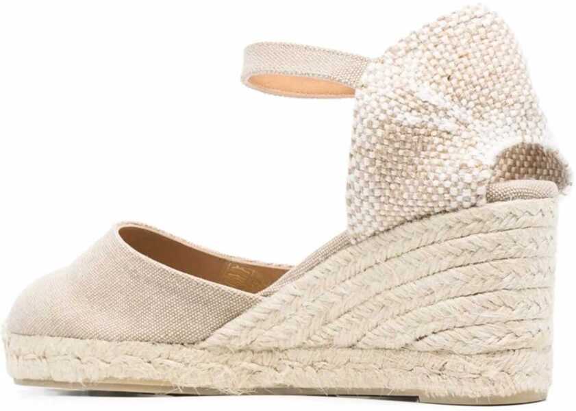 Sandale cu platforma CASTAER Espadrille Carol BEIGE Femei (BM 17074325) 3