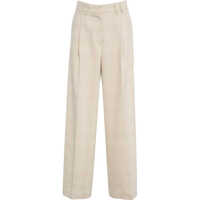 Pantaloni eleganti Palazzo pants with pleats Femei