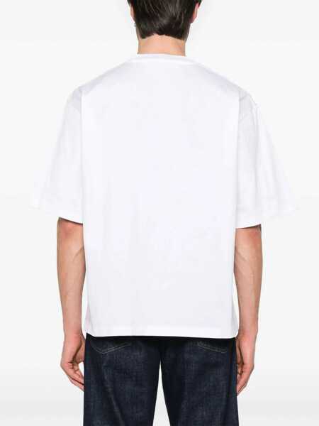 Tricouri Marni T-Shirt With Logo WHITE Barbati (BM 17074616) 3