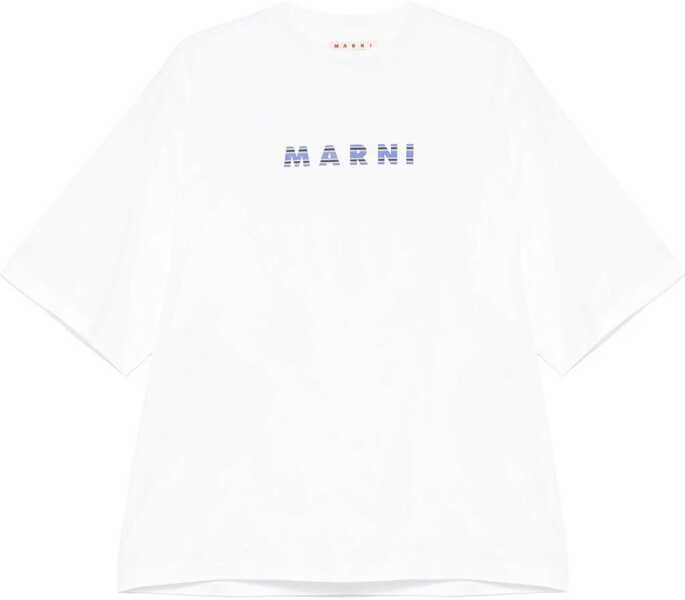 Tricouri Marni T-Shirt With Logo WHITE Barbati (BM 17074616) 1