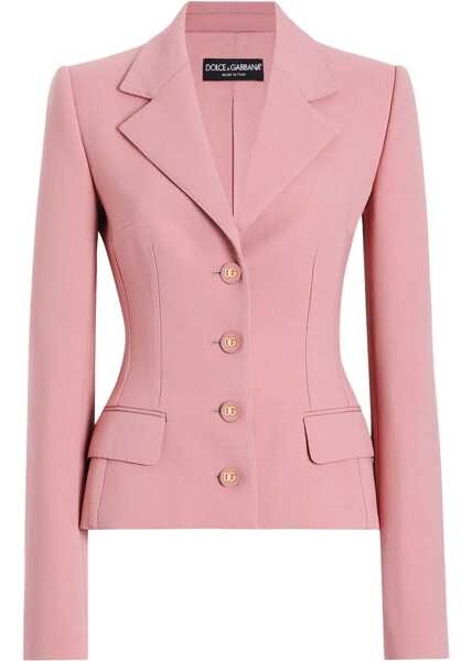 Sacouri office Dolce & Gabbana Sweet Single-Breasted Jacket PINK Femei (BM 17074682) 1