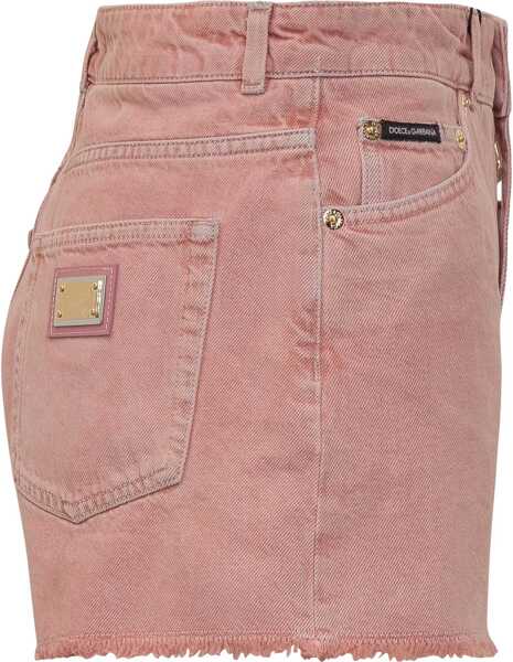 Pantaloni scurti Dolce & Gabbana Denim Shorts PINK Femei (BM 17074745) 3
