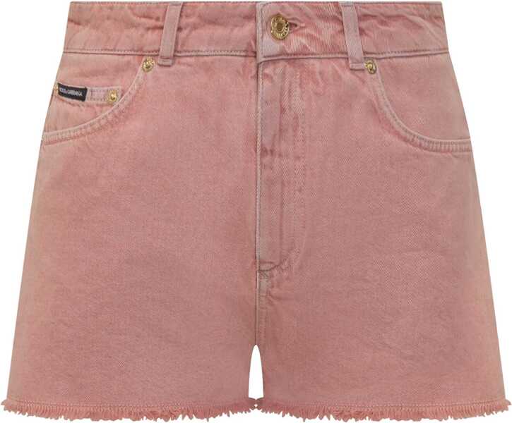 Pantaloni scurti Dolce & Gabbana Denim Shorts PINK Femei (BM 17074745) 1