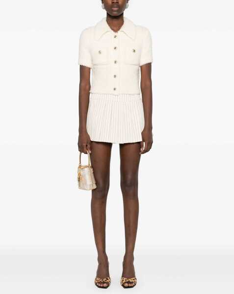 Bluze Self-Portrait Knitted Tops. BEIGE Femei (BM 17074754) 2