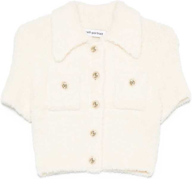 Bluze Self-Portrait Knitted Tops. BEIGE Femei (BM 17074754) 1