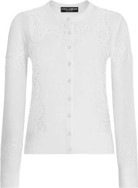 Cardigane Dolce & Gabbana Cashmere And Silk Cardigan IVORY Femei (BM 17074955) 1