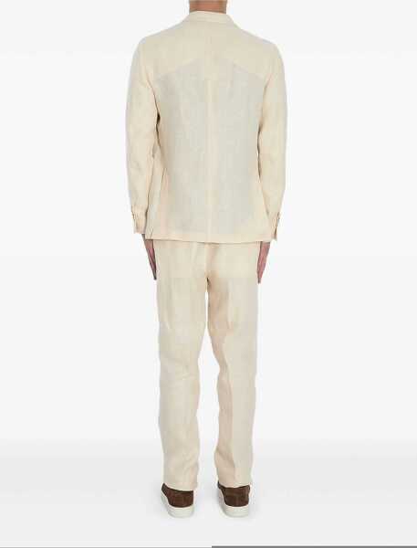 Costume Lardini Two-Piece Linen Suit CREAM Barbati (BM 17074979) 4