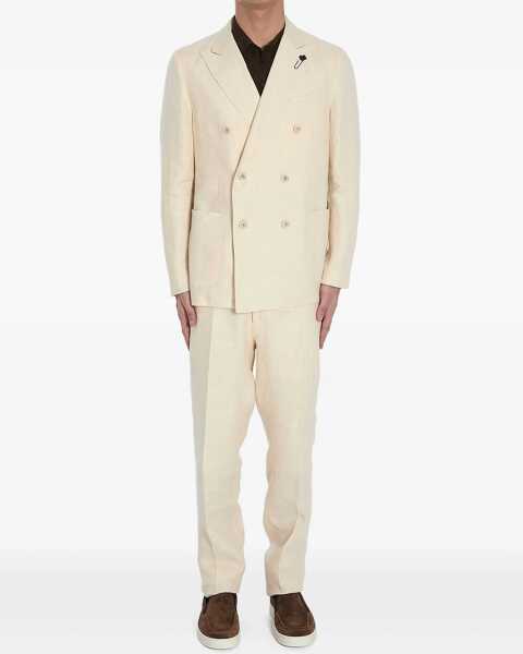 Costume Lardini Two-Piece Linen Suit CREAM Barbati (BM 17074979) 1