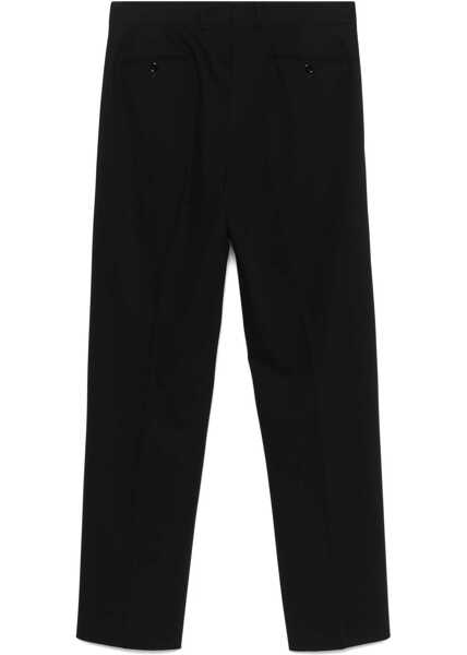 Pantaloni casual Lardini Wool Tailored Trousers BLACK Barbati (BM 17074985) 2