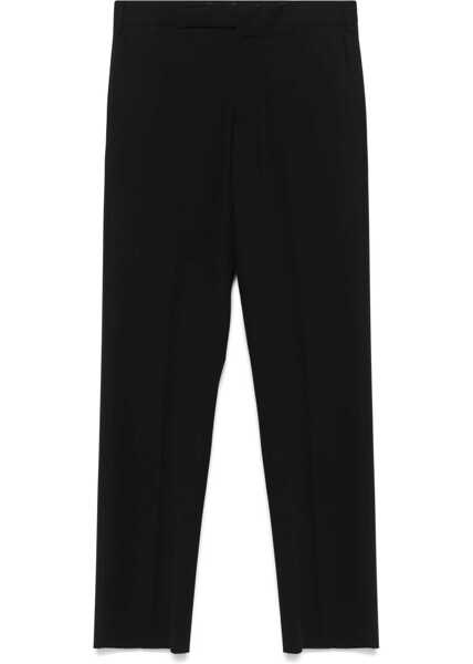Pantaloni casual Lardini Wool Tailored Trousers BLACK Barbati (BM 17074985) 1