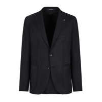 Sacouri Tagliatore Single-Breasted Two-Button Blazer Barbati