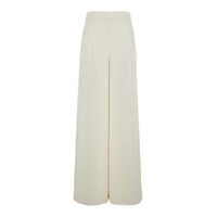 Pantaloni casual Beige Pants With Logo Pendant And Side Zip Closure In Tech Fabric Woman Femei