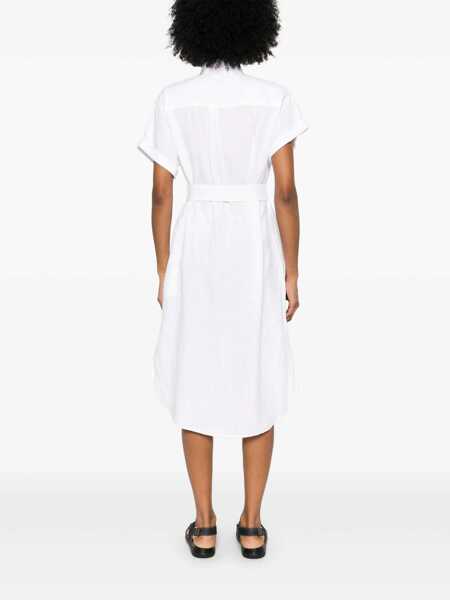 Tricouri Polo Ralph Lauren Polo Ralph Lauren Short Sleeve Shirt Dress WHITE Femei (BM 17076994) 4