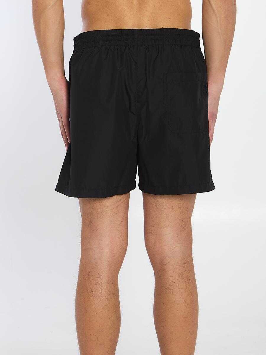 Sorturi de baie Gucci Swimsuit In Technical Poplin Black Barbati (BM 17077666) 4