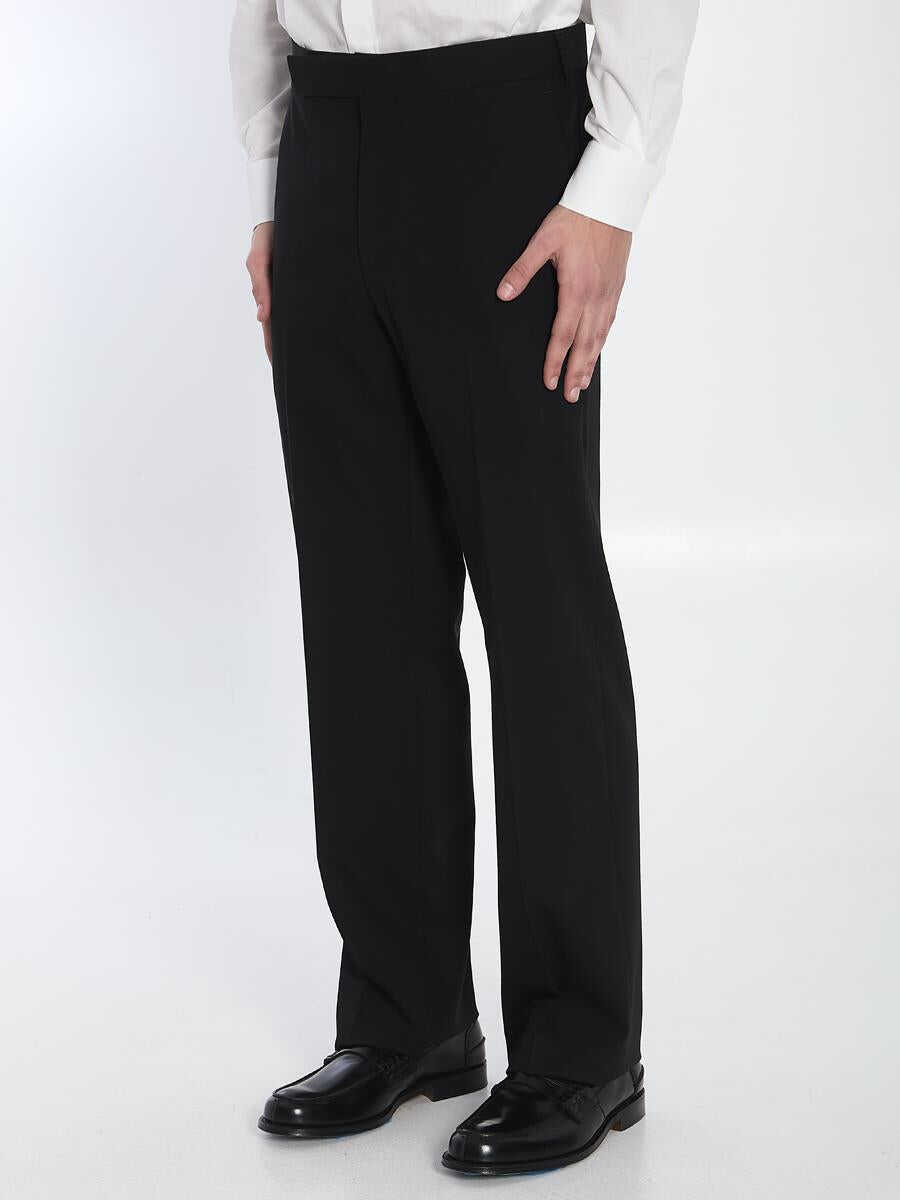 Pantaloni Lardini Wool Tailored Trousers Black Barbati (BM 17077684) 2