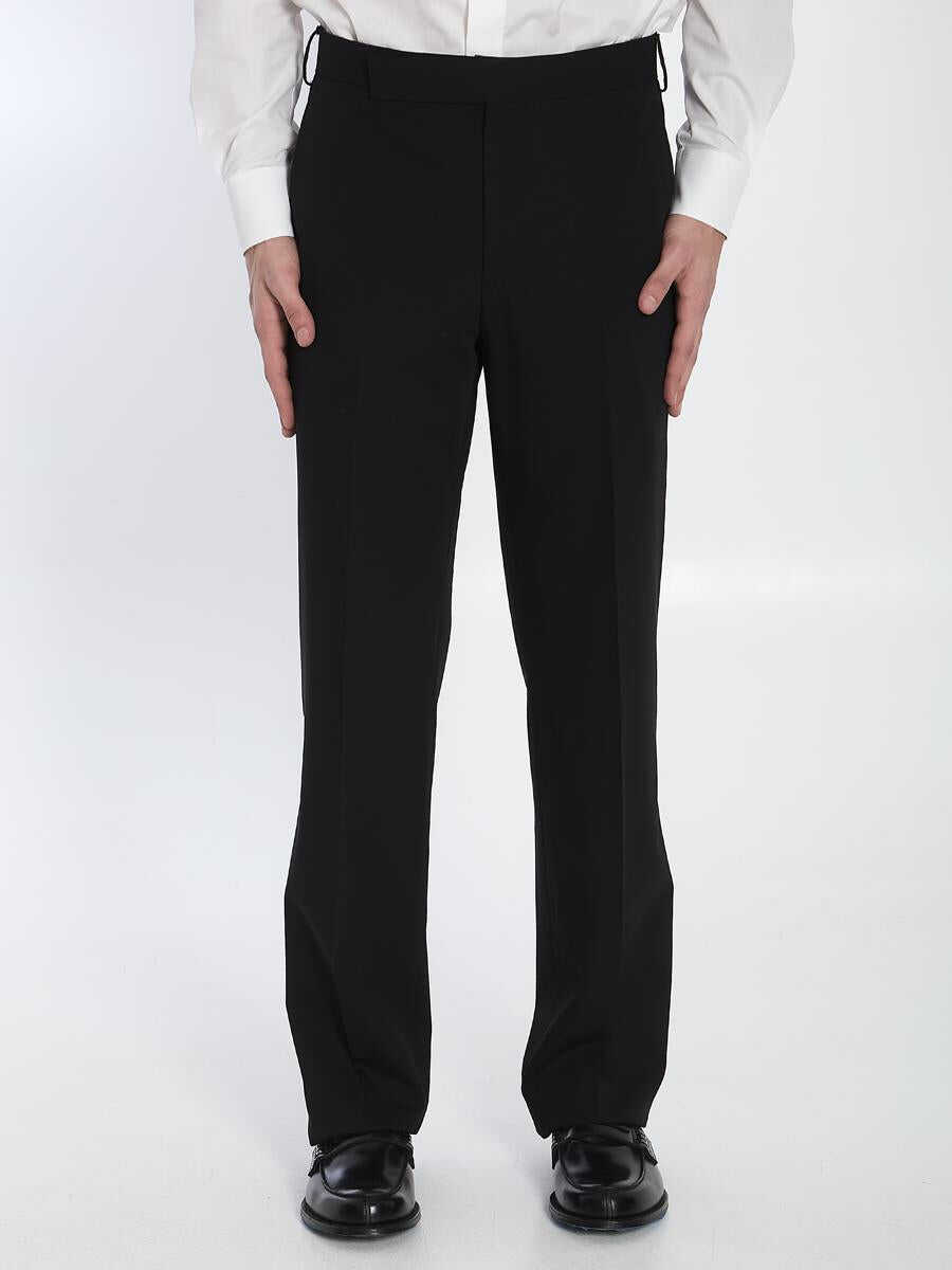 Pantaloni Lardini Wool Tailored Trousers Black Barbati (BM 17077684) 1