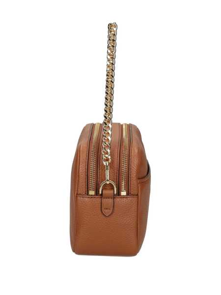 Genti de umar Michael Kors Bryant Brown Shoulder Bag With Logo Lettering On The Front And Chain Shoulder Strap In Hammered Leather Woman BROWN Femei (BM 17077693) 3