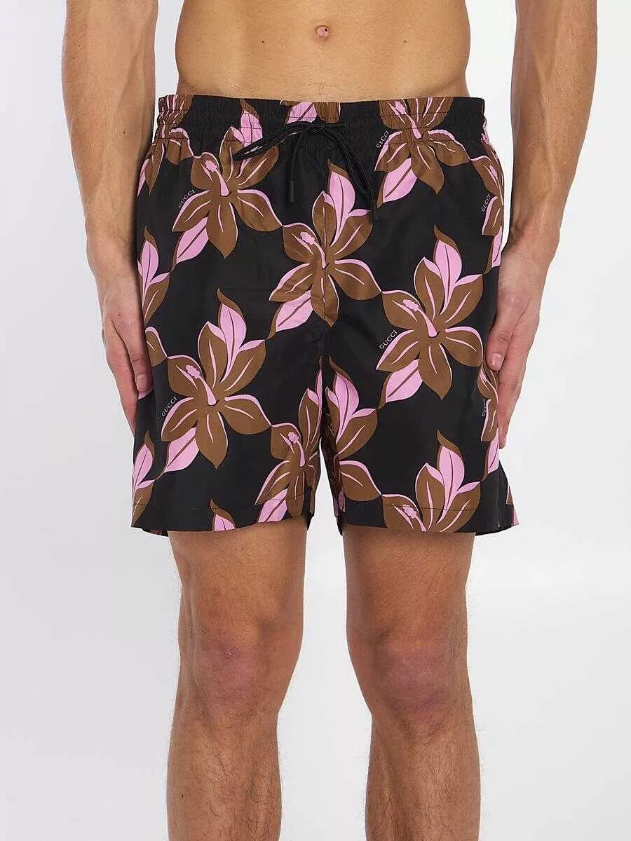 Sorturi de baie Gucci Infinity Print Swimsuit Black Barbati (BM 17077708) 1