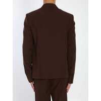 Geci Gucci pentru Barbati - Geci Gucci Wool Twill Single-Breasted Jacket BROWN Barbati (BM 17077717) - B-mall.ro