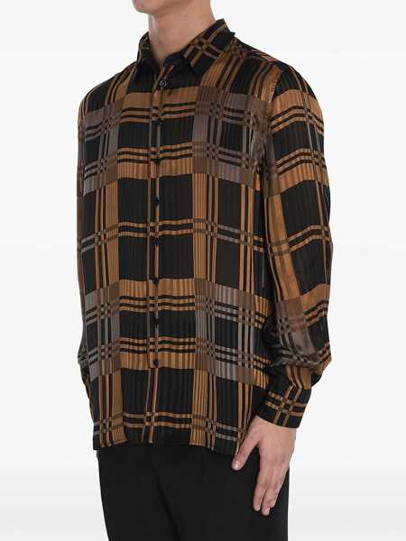 Camasi Saint Laurent Silk Shirt Black Barbati (BM 17077777) 2