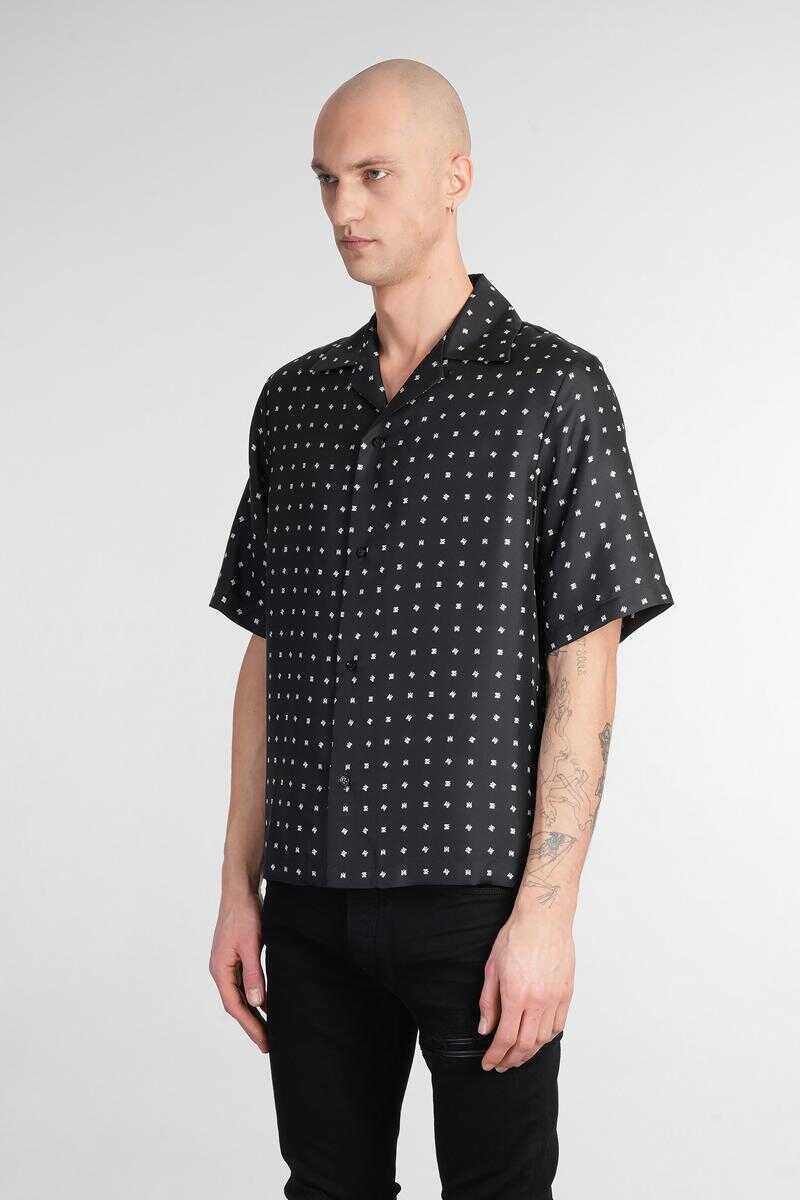 Camasi AMIRI Amiri Shirt Black Barbati (BM 17077879) 4