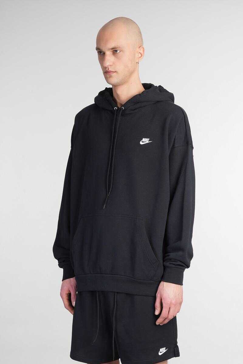 Pulovere Nike Nike Club Ft Oversized Hd Sweatshirt Black Barbati (BM 17077897) 4