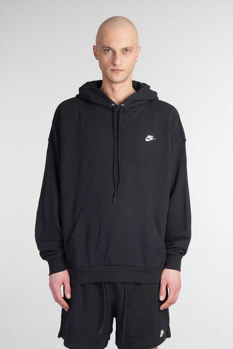 Pulovere Nike Nike Club Ft Oversized Hd Sweatshirt Black Barbati (BM 17077897) 1