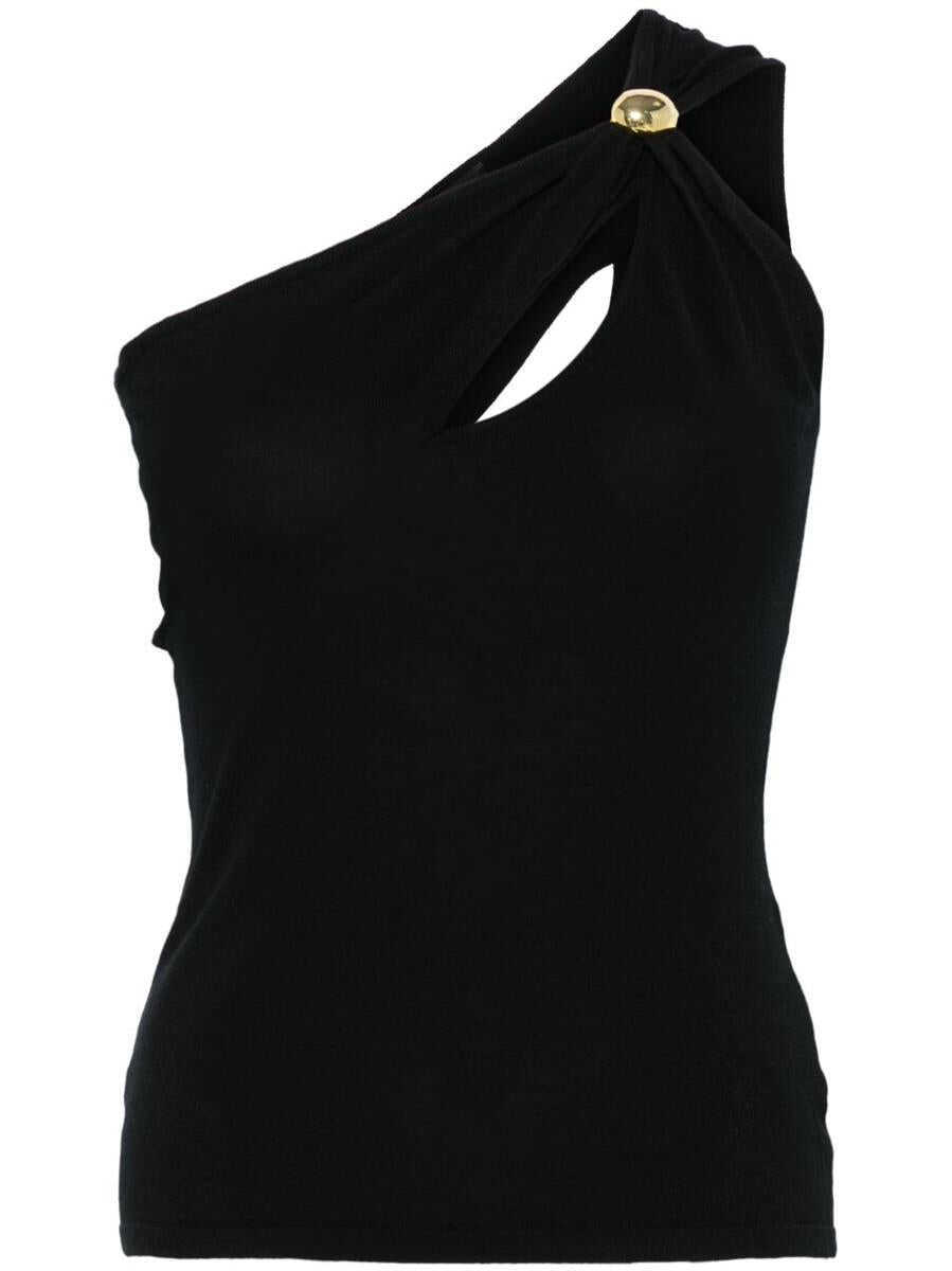 Topuri FEDERICA TOSI Federica Tosi Tank Top With Cut-Out Detail Black Femei (BM 17079472) 1