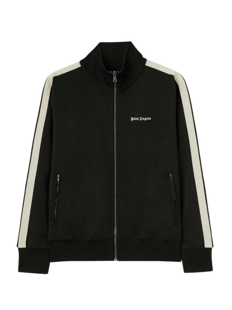 Geci Palm Angels Palm Angels Track Jacket With Embroidered Logo Black Barbati (BM 17079532) 1