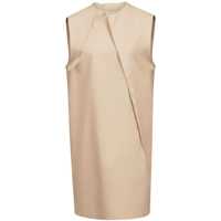 Rochii Mm6 Maison Margiela Dress With Cap Sleeves And Pleats Femei