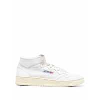 Sneakers Autry Super Soft White Napa Leather Medalist Mid Sneakers Barbati