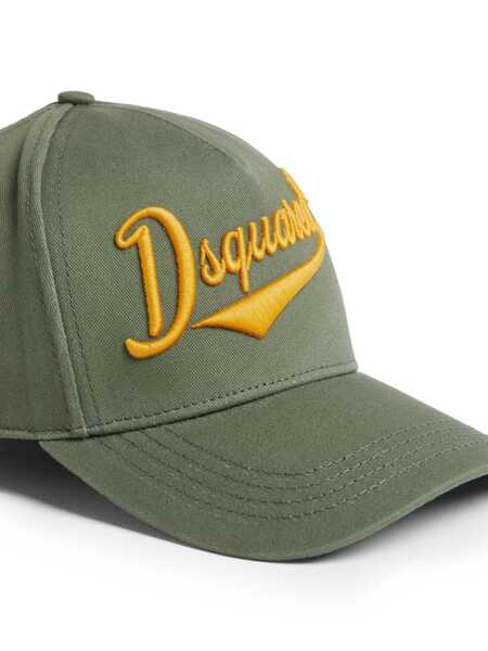 Palarii DSQUARED2 DSQUARED2 Embroidered Baseball Caps VERDE MILITARE Femei (BM 17080351) 3