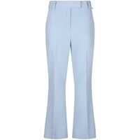 Pantaloni casual Liu Jo Liu Jo Light Blue Flared Pants With A Pressed Crease