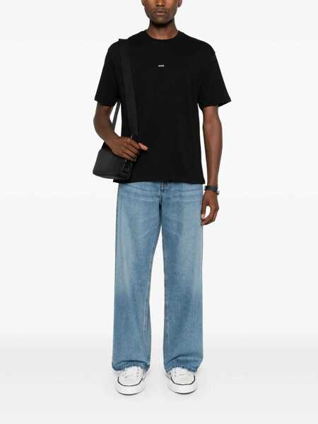 Tricouri A.P.C. A.P.C. Tshirt TAG BLANC NOIR Barbati (BM 17080873) 2